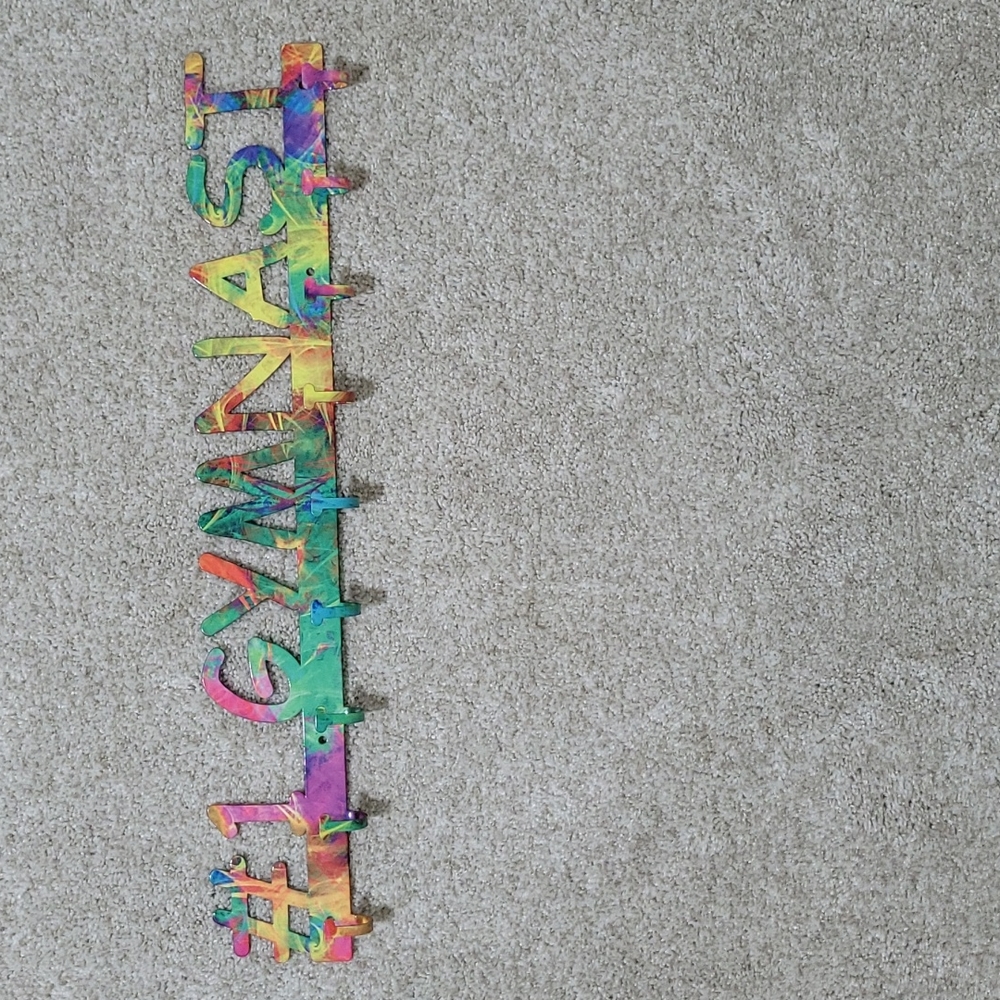 #1 Gymnast medal rack with 9 hooks